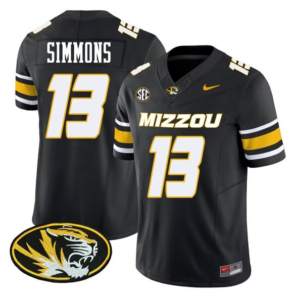 Mens Youths Select Austin Simmons Black Stitched Jersey Vapor